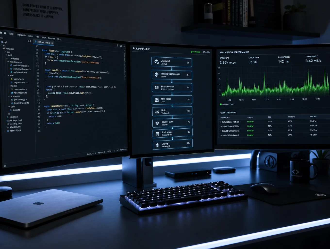 Holliday Digital video processing timeline and GPU shader monitor