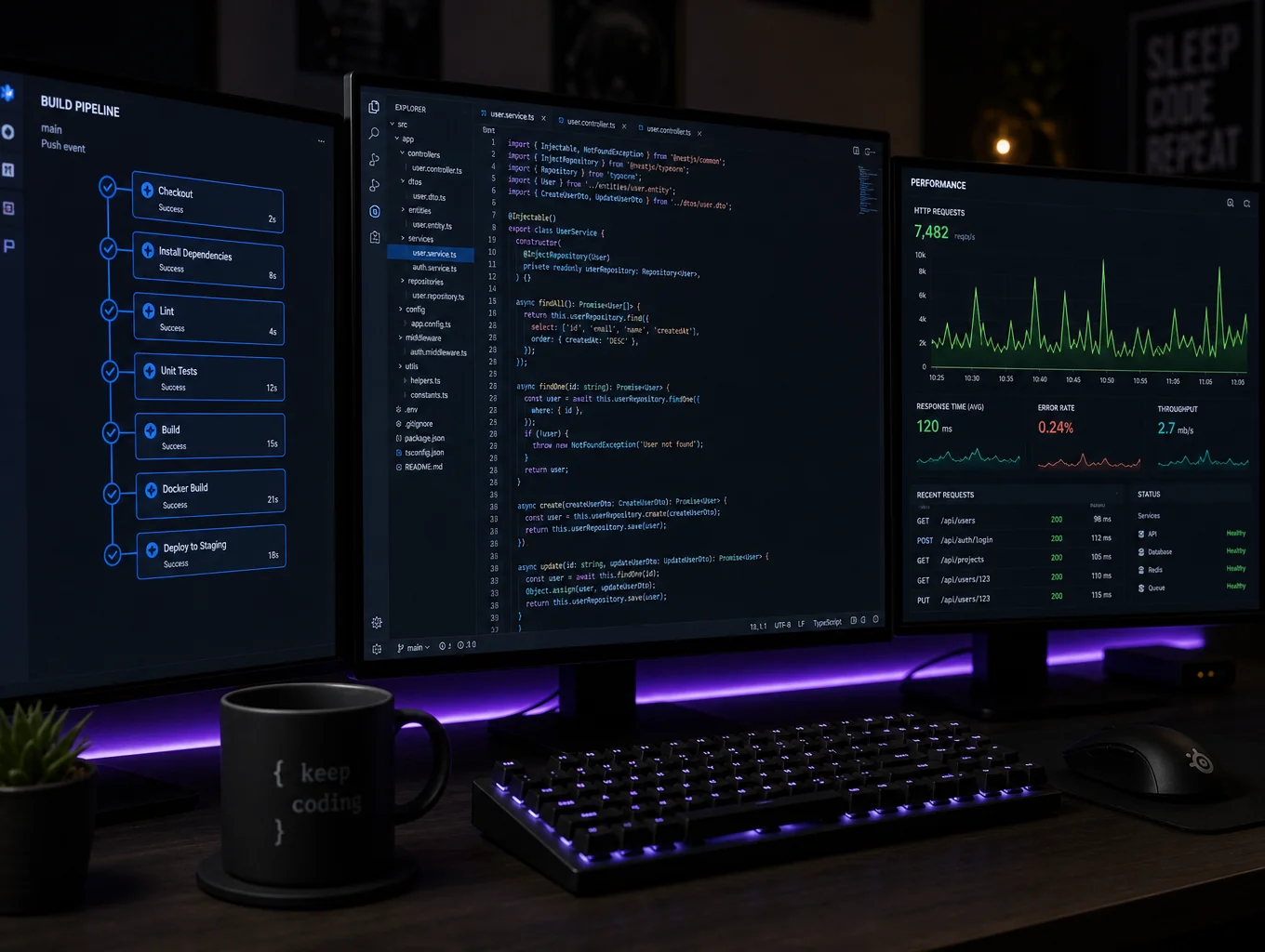 Holliday Digital software engineering workspace with media processing pipelines
